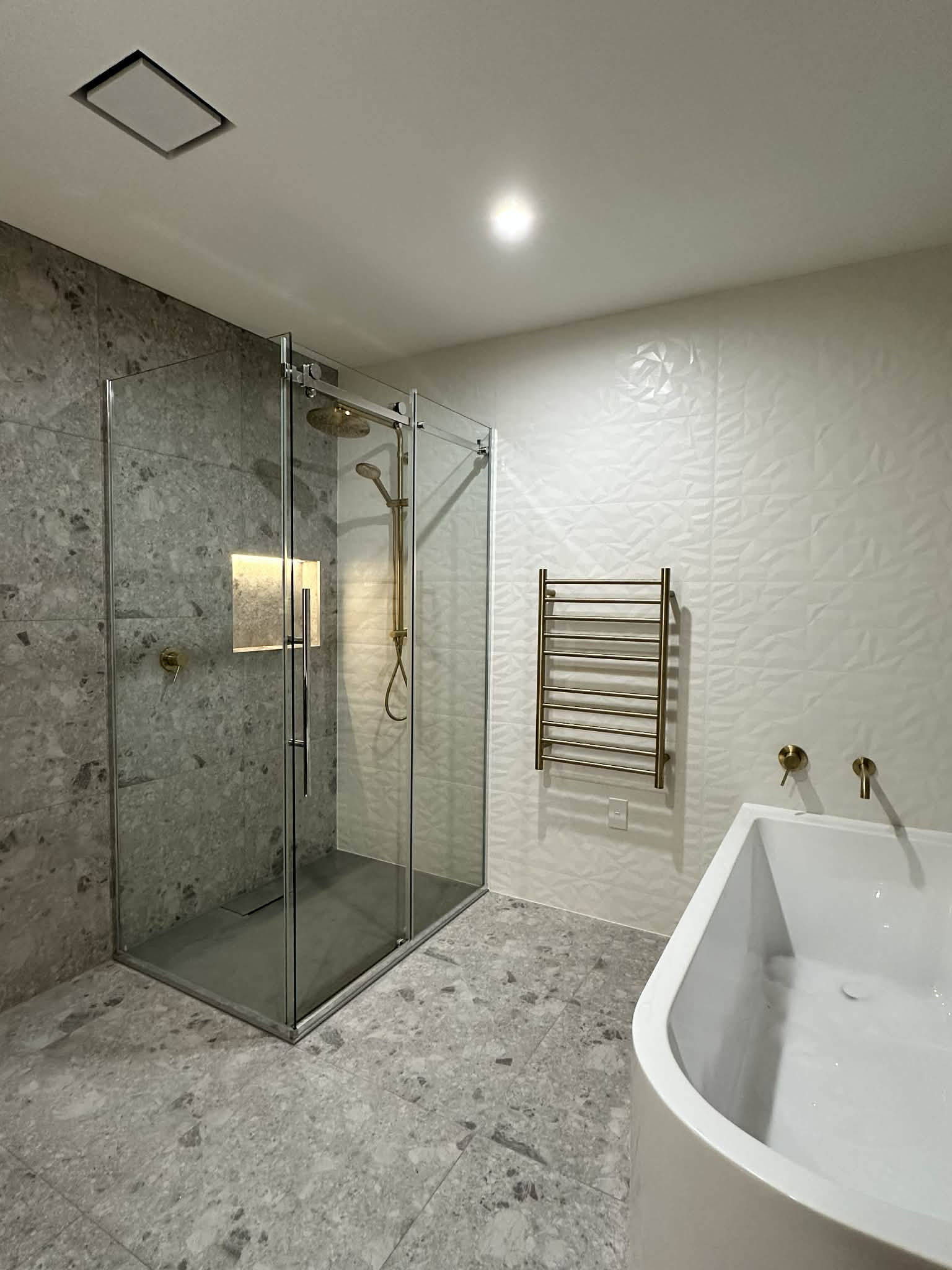 Bathroom renovation work